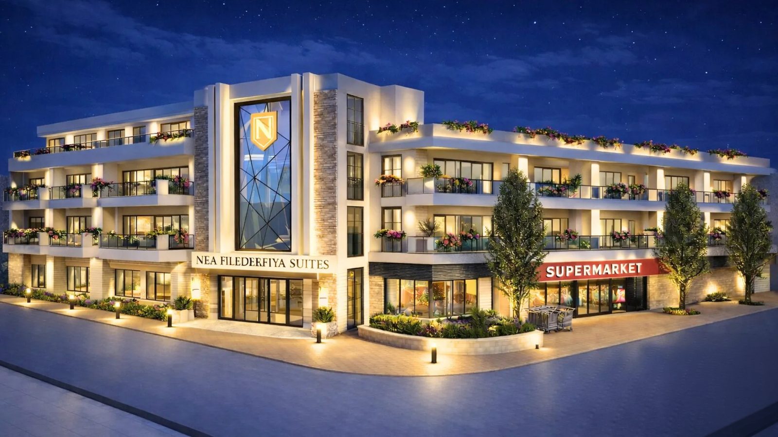 Nea Filadelfia Suites render